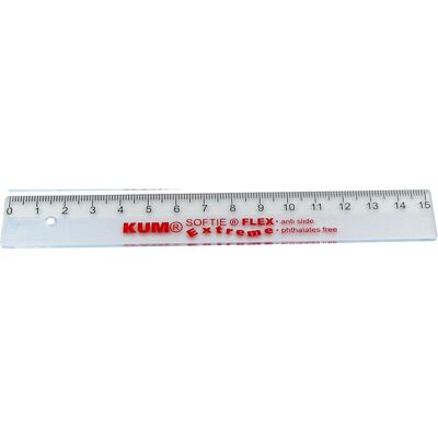 Kum, Lineal, Massstab Softie Flex Extreme (15 cm, Kunststoff) Kum, Lineal, Massstab Softie Flex Extreme (15 cm, Kunststoff)