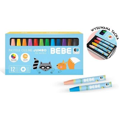 Interdruk, Malstifte, Ölpastelle 12 Farben BB Kids (12x) Interdruk, Malstifte, Ölpastelle 12 Farben BB Kids (12x)