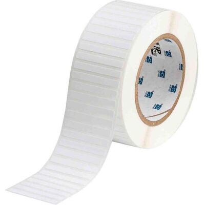 Brady, Etikettenrolle, THT-151-499-3, Nylongewebe, Weiss, matt, 50.80 x 6.35 mm, permanent (3000 E.) (55.88 mm) Brady, Etikettenrolle, THT-151-499-3, Nylongewebe, Weiss, matt, 50.80 x 6.35 mm, permanent (3000 E.) (55.88 mm)