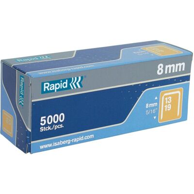Rapid, Büroklammer, Typ 13 Feindrahtklammer 6 mm Edelstahl (2500x) Rapid, Büroklammer, Typ 13 Feindrahtklammer 6 mm Edelstahl (2500x)