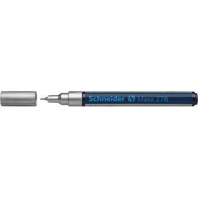 Schneider, Marker, Lackmarker Maxx 278 0,8mm silber (1x) Schneider, Marker, Lackmarker Maxx 278 0,8mm silber (1x)
