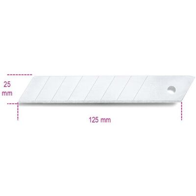 Beta 1773Rl-Reservescherenmesser - Ersatzklingen 25mm - Packung 10 Beta 1773Rl-Reservescherenmesser - Ersatzklingen 25mm - Packung 10