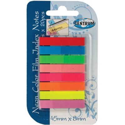 Centrum Haftnotiz, StickNotes 8 farver 45*8mm ass (45 x 8 mm) Centrum Haftnotiz, StickNotes 8 farver 45*8mm ass (45 x 8 mm)