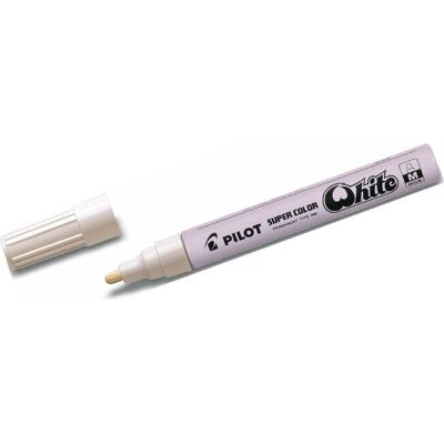 Pilot, Marker, Permanent-Marker SUPER COLOR White, medium, weiá (1x) Pilot, Marker, Permanent-Marker SUPER COLOR White, medium, weiá (1x)