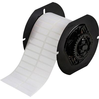 Brady, Etikettenrolle, B33-147-422, Polyester, Weiss, glänzend, 38.10 x 9.53 mm, permanent, 2-bahnig (2500 E.) Brady, Etikettenrolle, B33-147-422, Polyester, Weiss, glänzend, 38.10 x 9.53 mm, permanent, 2-bahnig (2500 E.)