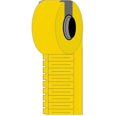 Brady, Etikettenrolle, M6-30x4.2-7597-YL, Durasleeve-Einschübe, Polyethylene, Gelb, matt, 30.00 x 4.20 mm, niocht k Brady, Etikettenrolle, M6-30x4.2-7597-YL, Durasleeve-Einschübe, Polyethylene, Gelb, matt, 30.00 x 4.20 mm, niocht k