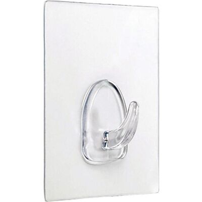 Inofix Wiederverwendbarer transparenter Mikrosaugnapf-Haken - 80x62mm - Haken Inofix Wiederverwendbarer transparenter Mikrosaugnapf-Haken - 80x62mm - Haken