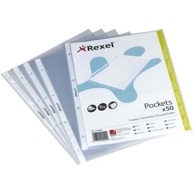Rexel, Mappe, Prospekthüllen Standard (A4, 50x) Rexel, Mappe, Prospekthüllen Standard (A4, 50x)