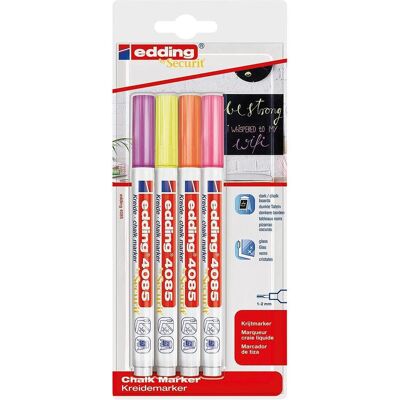 Edding, Marker, Kreidemarker 4085 neon (4x) Edding, Marker, Kreidemarker 4085 neon (4x)