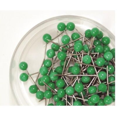 Büngers, Büroklammer, Kurze Nadel 20 mm grün - (100 Stk.) (100x) Büngers, Büroklammer, Kurze Nadel 20 mm grün - (100 Stk.) (100x)