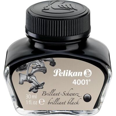 Pelikan Ersatzpatronen + Tintenfass, Tintenglas 4001 (Schwarz, 12 Stk.) Pelikan Ersatzpatronen + Tintenfass, Tintenglas 4001 (Schwarz, 12 Stk.)