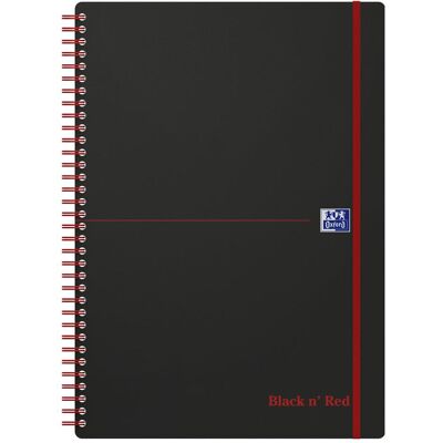 Oxford, Heft + Block, Black 'n Red (A4, Liniert, Weicher Einband) Oxford, Heft + Block, Black 'n Red (A4, Liniert, Weicher Einband)