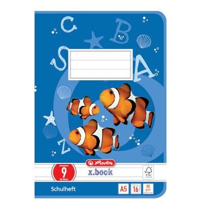 Herlitz, Heft + Block, Schulheft x.book, DIN A5, Lineatur 9 / liniert (A5, Liniert, Harter Einband) Herlitz, Heft + Block, Schulheft x.book, DIN A5, Lineatur 9 / liniert (A5, Liniert, Harter Einband)
