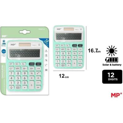 Main paper, Taschenrechner, Celadon-Solarrechner (Batteriebetrieb, Solarenergie) Main paper, Taschenrechner, Celadon-Solarrechner (Batteriebetrieb, Solarenergie)