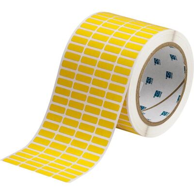 Brady, Etikettenrolle, THT-G2-8423-YL, Polyester, Gelb, 20.00 x 8.00 mm, permanent, 4-bahnig (10000 E.) Brady, Etikettenrolle, THT-G2-8423-YL, Polyester, Gelb, 20.00 x 8.00 mm, permanent, 4-bahnig (10000 E.)