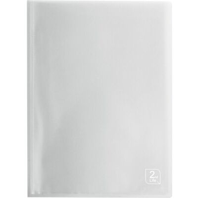 Elba, Mappe, Sichtbuch "2nd Life", DIN A4, 40 Hüllen, PP, farblos Cover aus 100% recyceltem PP, Hüllen aus PP, gl (A4, 1x) Elba, Mappe, Sichtbuch "2nd Life", DIN A4, 40 Hüllen, PP, farblos Cover aus 100% recyceltem PP, Hüllen aus PP, gl (A4, 1x)