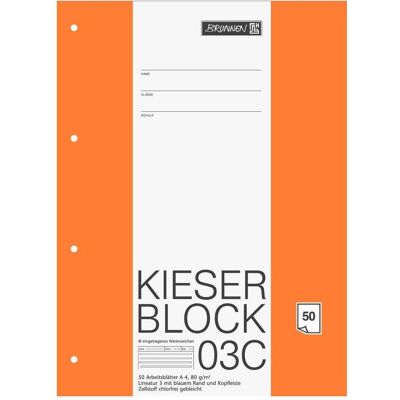 Brunnen, Heft + Block, Arbeitsblock Kieserblock gelocht DIN A4 liniert Lineatur 3. Schuljahr (A4, Liniert) Brunnen, Heft + Block, Arbeitsblock Kieserblock gelocht DIN A4 liniert Lineatur 3. Schuljahr (A4, Liniert)