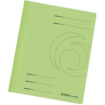 Herlitz, Mappe, Schnellhefter easyorga, DIN A4, Manilakarton, grün hellgrün, 240 g-qm, gebrauchsfertig gefaltet, Met (A4, 1x) Herlitz, Mappe, Schnellhefter easyorga, DIN A4, Manilakarton, grün hellgrün, 240 g-qm, gebrauchsfertig gefaltet, Met (A4, 1x)