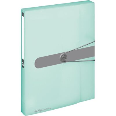 Herlitz, Mappe, Sammelbox easy orga to go Pastell, DIN A4, minze- transparent, PP-Folie, Füllhöhe: 40 mm, mit Gummiz (A4, 1x) Herlitz, Mappe, Sammelbox easy orga to go Pastell, DIN A4, minze- transparent, PP-Folie, Füllhöhe: 40 mm, mit Gummiz (A4, 1x)