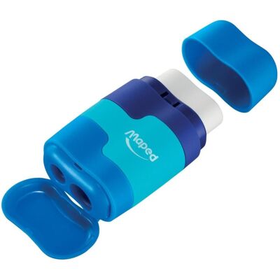 Magni, Spitzer, Maped - 2in1 Radier/ Anspitzer CONNECT, 2-Loch für dicke und dünne Stifte, nachfüllbar, inkl. Ersatz Magni, Spitzer, Maped - 2in1 Radier/ Anspitzer CONNECT, 2-Loch für dicke und dünne Stifte, nachfüllbar, inkl. Ersatz