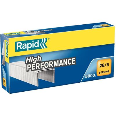 Rapid, Büroklammer, Heftklammern 26/6 (5000x) Rapid, Büroklammer, Heftklammern 26/6 (5000x)