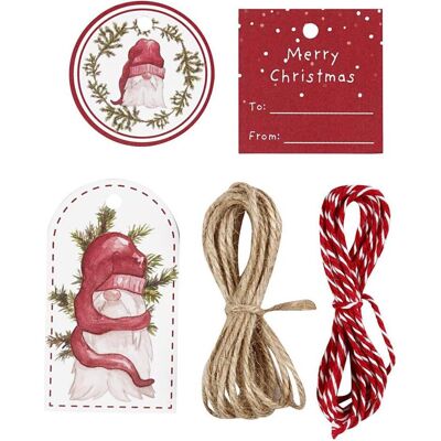 Creativ Company, Geschenkverpackung, Geschenkanhänger Santa (25x) Creativ Company, Geschenkverpackung, Geschenkanhänger Santa (25x)