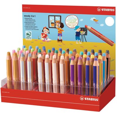 STABILO, Malstifte, Woody 3 in 1 (48x) STABILO, Malstifte, Woody 3 in 1 (48x)