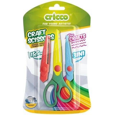 Cricco, Schere, Basteln Sie dekorative Scheren mit CRICCO-Klingen (15.50 cm) Cricco, Schere, Basteln Sie dekorative Scheren mit CRICCO-Klingen (15.50 cm)