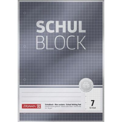 Brunnen, Heft + Block, Collegeblock Lineatur 7 kariert ohne Rand DIN A4 ohne (A4) Brunnen, Heft + Block, Collegeblock Lineatur 7 kariert ohne Rand DIN A4 ohne (A4)