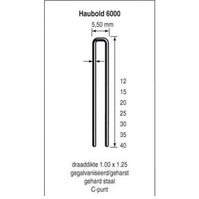 ITW, Büroklammer, Haubold klammer kl 6040 - 40mm 5.000 stk. elforz (5000x) ITW, Büroklammer, Haubold klammer kl 6040 - 40mm 5.000 stk. elforz (5000x)