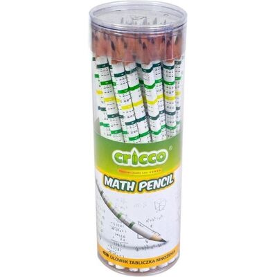Cricco, Bleistift, Goldene Multiplikationstabelle (50 Stk.) (50x) Cricco, Bleistift, Goldene Multiplikationstabelle (50 Stk.) (50x)