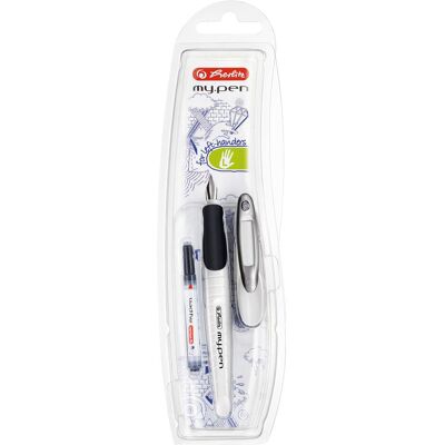 Herlitz, Schreibstifte, Fllhalter my.pen, Federbreite: L, weiá/schwarz (1x) Herlitz, Schreibstifte, Fllhalter my.pen, Federbreite: L, weiá/schwarz (1x)