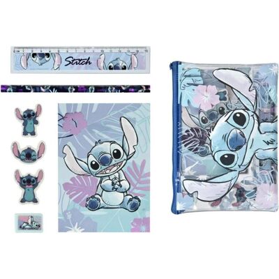 NoName, Etui, STITCH - Watercolor - Set de Papeterie - 7pc. NoName, Etui, STITCH - Watercolor - Set de Papeterie - 7pc.
