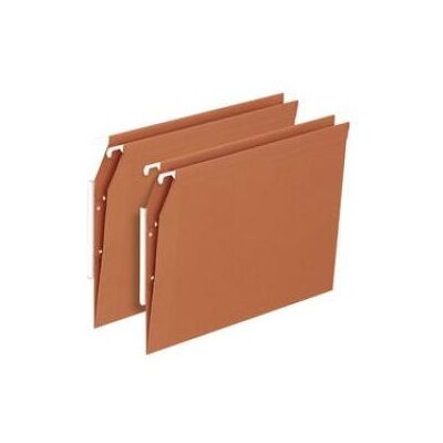 Elba, Ordner Zubehör, Dossiers suspendus DEFI FLEX, pour armoire, fond 30 mm orange, carton kraft 230 g/m2, entr'axe: 330 Elba, Ordner Zubehör, Dossiers suspendus DEFI FLEX, pour armoire, fond 30 mm orange, carton kraft 230 g/m2, entr'axe: 330