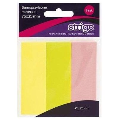 Pilot, Haftnotiz, Selbstklebende Notizzettel 76x25mm 150K Neon STRIGO (25 x 76 mm) Pilot, Haftnotiz, Selbstklebende Notizzettel 76x25mm 150K Neon STRIGO (25 x 76 mm)
