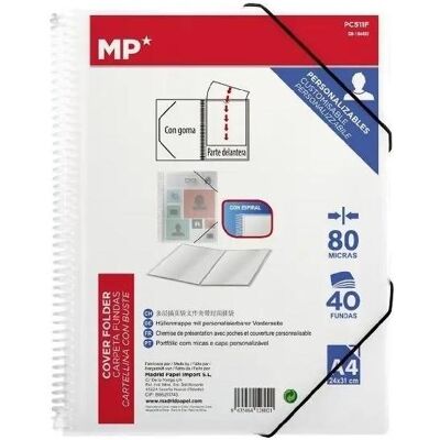 Main paper, Mappe, A4-Spiralordner mit 40 elastischen T-Shirts (A4) Main paper, Mappe, A4-Spiralordner mit 40 elastischen T-Shirts (A4)