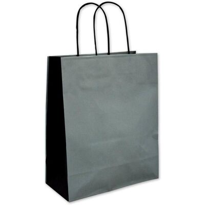 Elco, Geschenkverpackung, Tragetasche grau 220x100x270mm (25x) Elco, Geschenkverpackung, Tragetasche grau 220x100x270mm (25x)