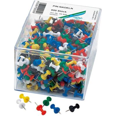 Maped, Pinnwand, WEDO Pinnadel Diaboloform assortiert (Pinnwand) Maped, Pinnwand, WEDO Pinnadel Diaboloform assortiert (Pinnwand)