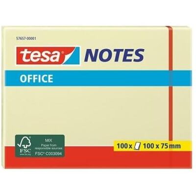 tesa, Haftnotiz, Office Notes Haftnotizen, 100 x 75 mm, gelb 60 g-qm, 100 Blatt (75 x 100 mm) tesa, Haftnotiz, Office Notes Haftnotizen, 100 x 75 mm, gelb 60 g-qm, 100 Blatt (75 x 100 mm)