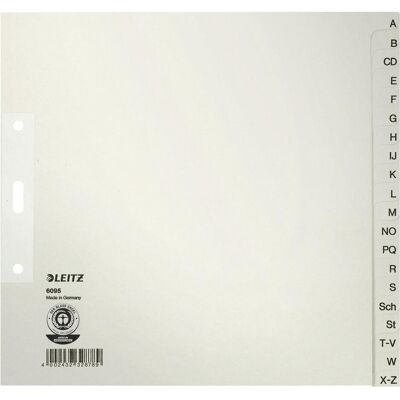 Leitz, Ordner Zubehör, Register Papier grau Leitz, Ordner Zubehör, Register Papier grau