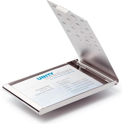 Durable, Kartenaufbewahrung, Visitenkartenetui Business Card Box Chrome (95 x 58 mm) Durable, Kartenaufbewahrung, Visitenkartenetui Business Card Box Chrome (95 x 58 mm)