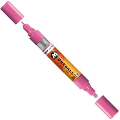 Molotow, Marker, Marqueur pour Maquettes - One4All Twin - Acrylique Rose Fushia - 1,5/4mm - -231 - 15 cm (1x) Molotow, Marker, Marqueur pour Maquettes - One4All Twin - Acrylique Rose Fushia - 1,5/4mm - -231 - 15 cm (1x)