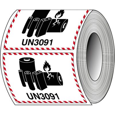 Brady, Etiketten, ADR-LBM-UN3491, B-7610, Verpackungsetiketten - Lithiumbatterie-Markierung, Papier, matt, Sch Brady, Etiketten, ADR-LBM-UN3491, B-7610, Verpackungsetiketten - Lithiumbatterie-Markierung, Papier, matt, Sch
