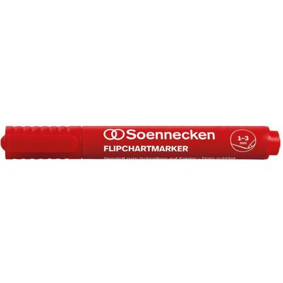 Soennecken, Marker, Flipchartmarker 1-3mm rot (1x) Soennecken, Marker, Flipchartmarker 1-3mm rot (1x)