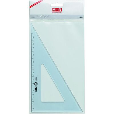M+r, Lineal, Winkel 60Grad 29cm rauchtransparent Skala 22cm (31.80 cm, Kunststoff) M+r, Lineal, Winkel 60Grad 29cm rauchtransparent Skala 22cm (31.80 cm, Kunststoff)