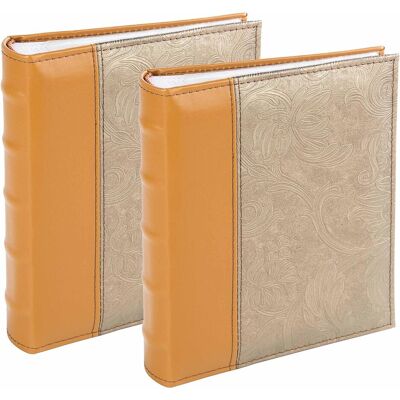 Victoria, Fotoalbum, Album B 10x15 / 200M Flower-3, beige 2pcs Victoria, Fotoalbum, Album B 10x15 / 200M Flower-3, beige 2pcs