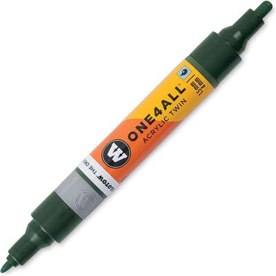 Molotow, Marker, Marqueur pour Maquettes - One4All Twin - Acrylique Vert Future - 1,5/4mm - -145 - 15 cm Molotow, Marker, Marqueur pour Maquettes - One4All Twin - Acrylique Vert Future - 1,5/4mm - -145 - 15 cm