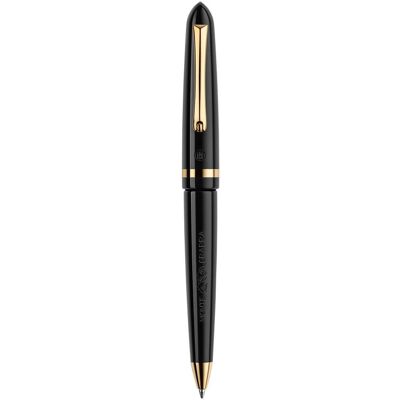 Montegrappa, Schreibstifte, Isvenbac Venetia Kugelschreiber, Schwarz, Gelbgold (1x) Montegrappa, Schreibstifte, Isvenbac Venetia Kugelschreiber, Schwarz, Gelbgold (1x)