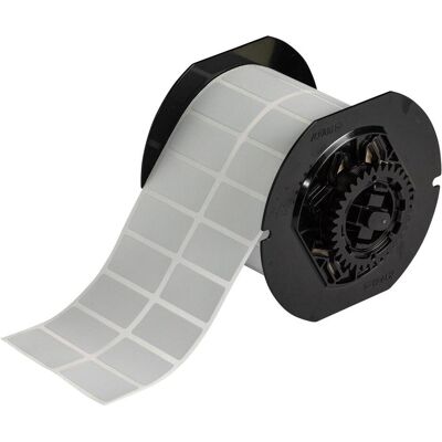Brady, Etikettenrolle, B33-6-428, metallisierter Polyester, Hellgrau, matt, 38.10 x 19.05 mm, permanent, 2-bahnig ( (85.09 mm) Brady, Etikettenrolle, B33-6-428, metallisierter Polyester, Hellgrau, matt, 38.10 x 19.05 mm, permanent, 2-bahnig ( (85.09 mm)