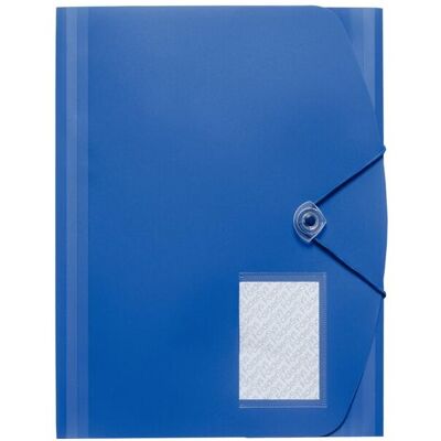 Foldersys, Mappe, Sammelmappe Jumbo A4 PP mit Gummizug blau (A4) Foldersys, Mappe, Sammelmappe Jumbo A4 PP mit Gummizug blau (A4)